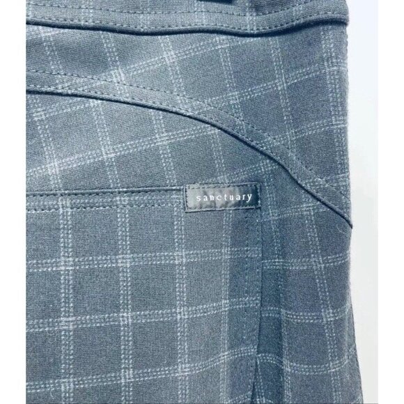 Sanctuary Women's Plaid Leggings Pants Size Large Black New - Picture 9 of 14